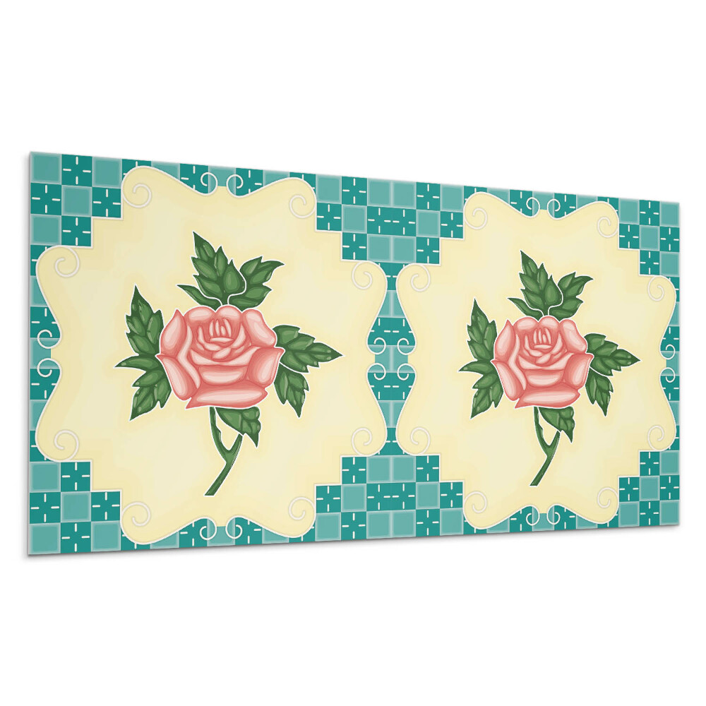 Dekorpanel falra Rózsa virágkötészet