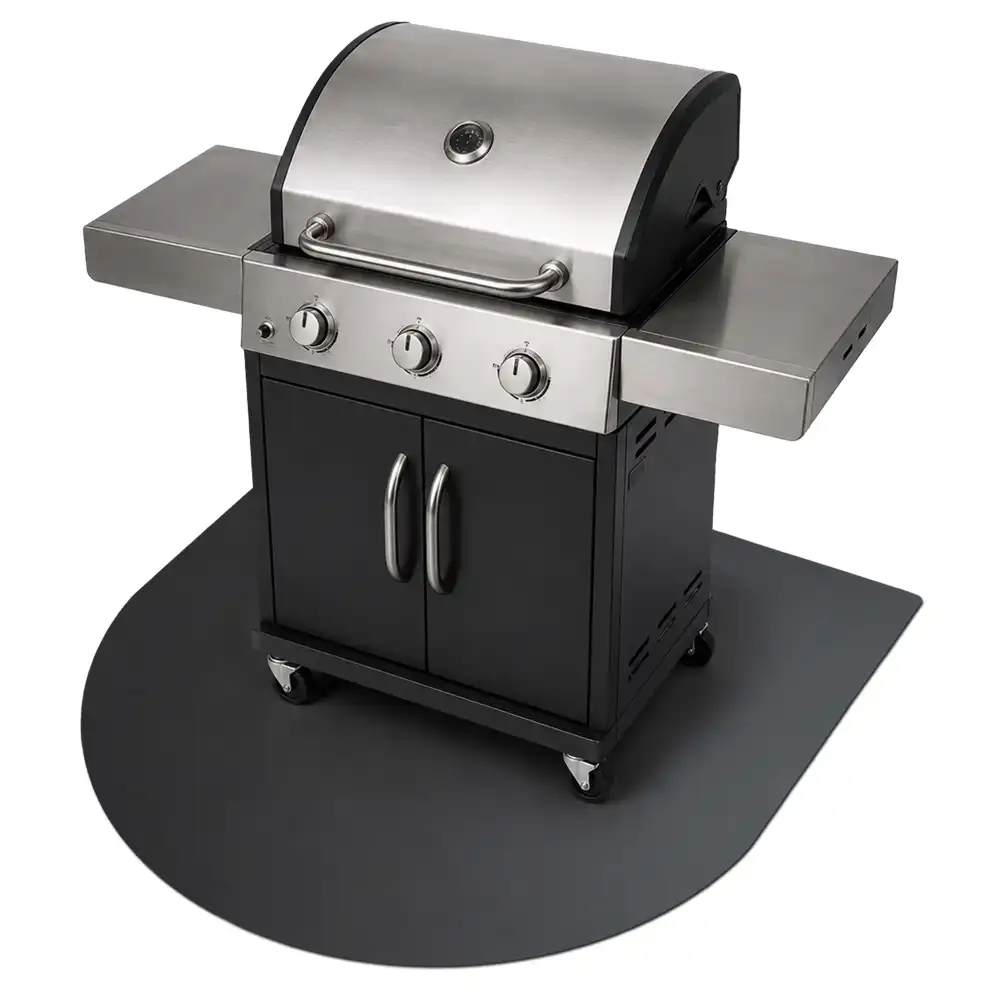 Grill padlóvédő alátét félovális modell 100x100 cm
