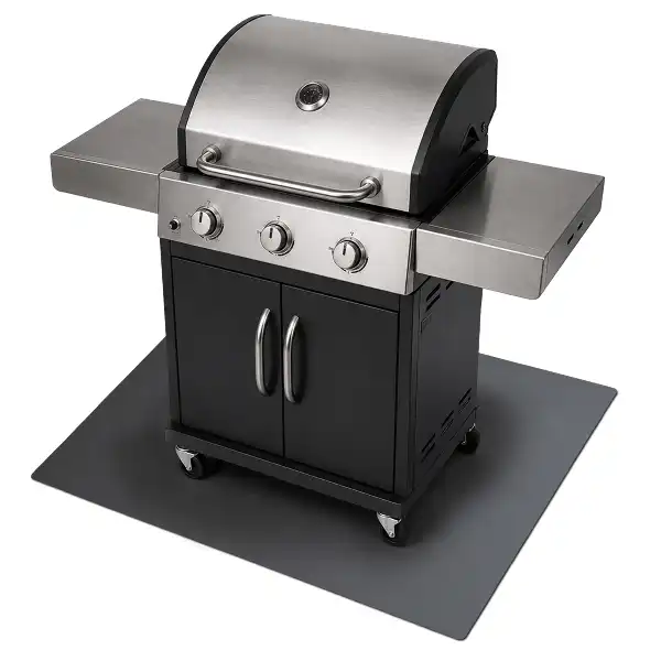 Téglalap alakú grill padlóvédő alátét 100x70 cm