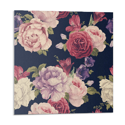 Dekorpanel falra Virágmotívum