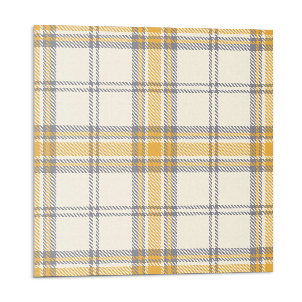 Falpanel Kockás minta geometrikus vonalakkal