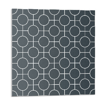Öntapadó falburkolat Körök és vonalak mintázata a geometriában