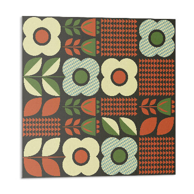 Falpanel Virágmotívumok és formák