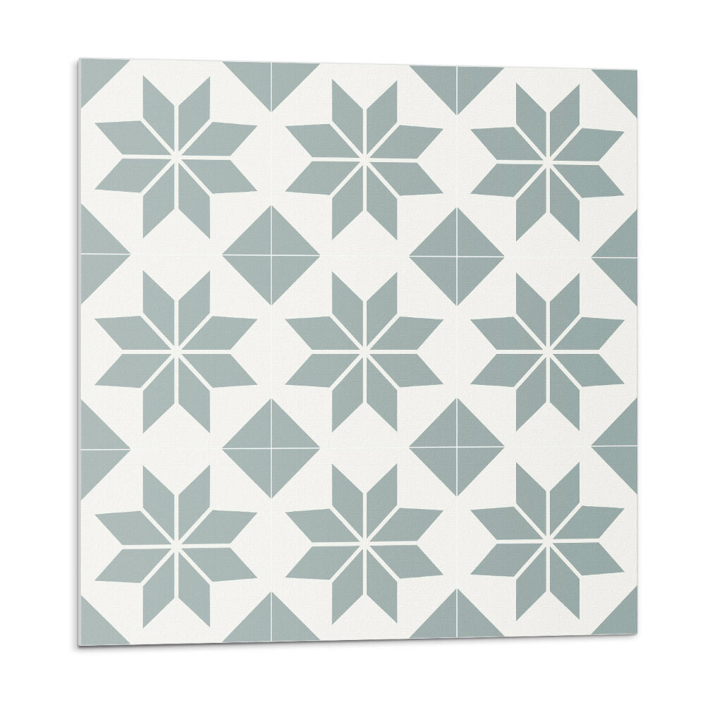 Dekorpanel falra Virágmotívumok geometrikus stílusban