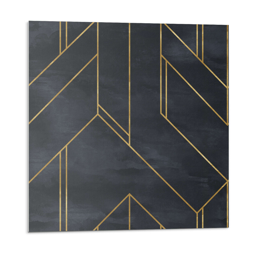 Dekorpanel falra Vonalak és geometriai formák mintázata