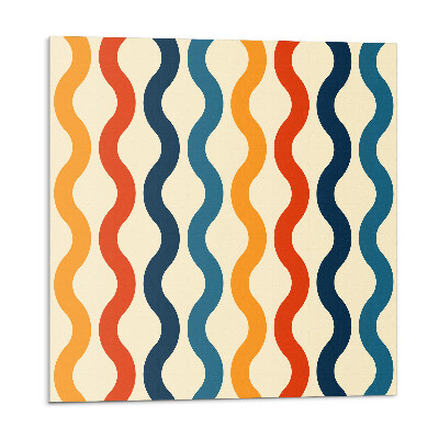 Dekorpanel falra Ritmikus hullámok harmonikus elrendezésben