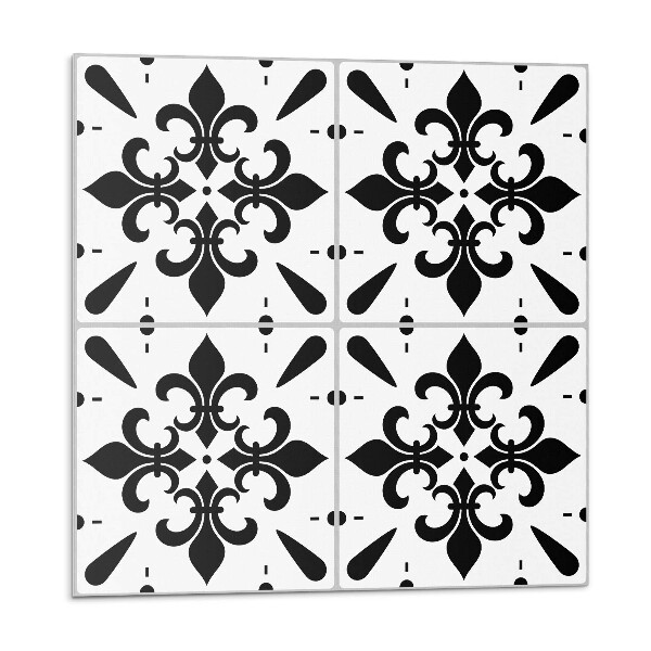 Dekorpanel falra Virágos díszítések finom részletekben