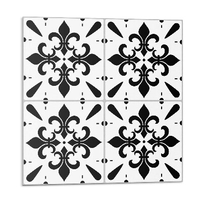 Dekorpanel falra Virágos díszítések finom részletekben