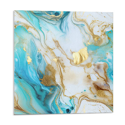 Falpanel Hullámok és foltok absztrakt stílusban