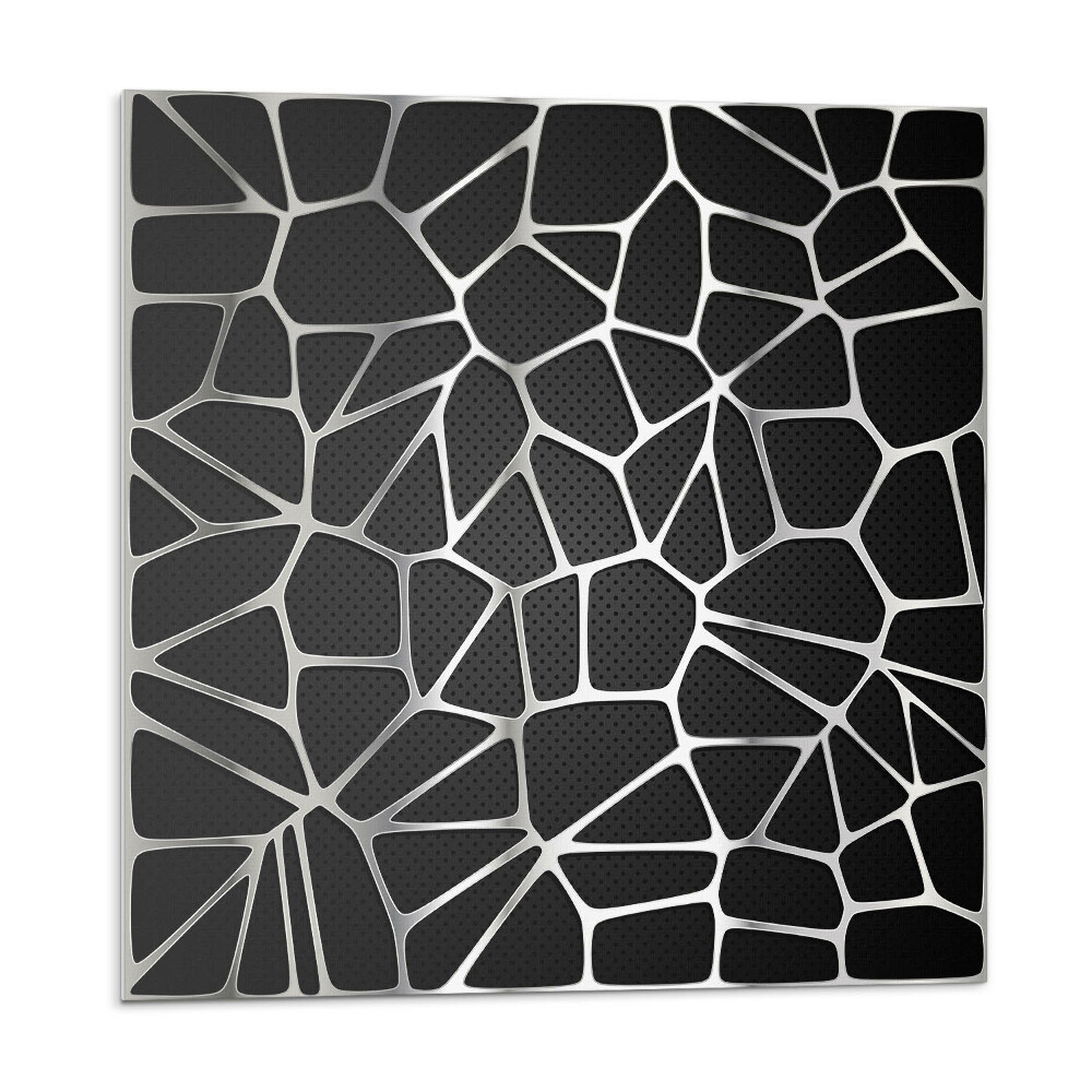 Falpanel Absztrakt mozaik geometriai alakzatokban