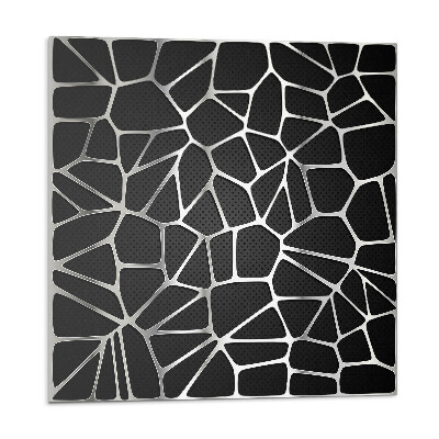 Falpanel Absztrakt mozaik geometriai alakzatokban