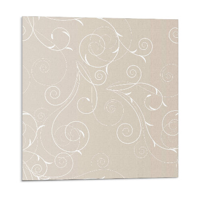 Falpanel Finom spirál- és levélminták