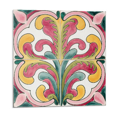 Falpanel Növényi hullámok harmonikus stílusban