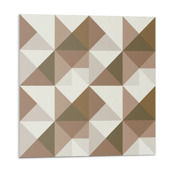 Öntapadó falburkolat Háromszög geometria modern stílusban