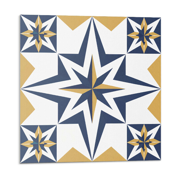Falpanel Geometrikus csillagminta négyzeteken