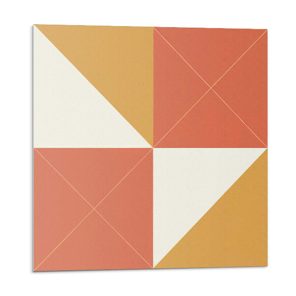 Falpanel Meleg geometrikus minták
