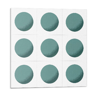 Dekorpanel falra Geometriai körök egy rácsban