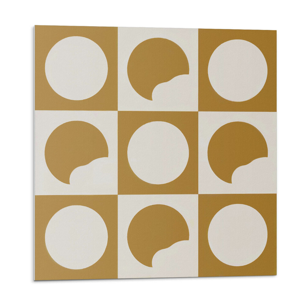 Falpanel Absztrakt körök rések