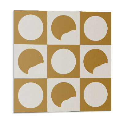 Falpanel Absztrakt körök rések