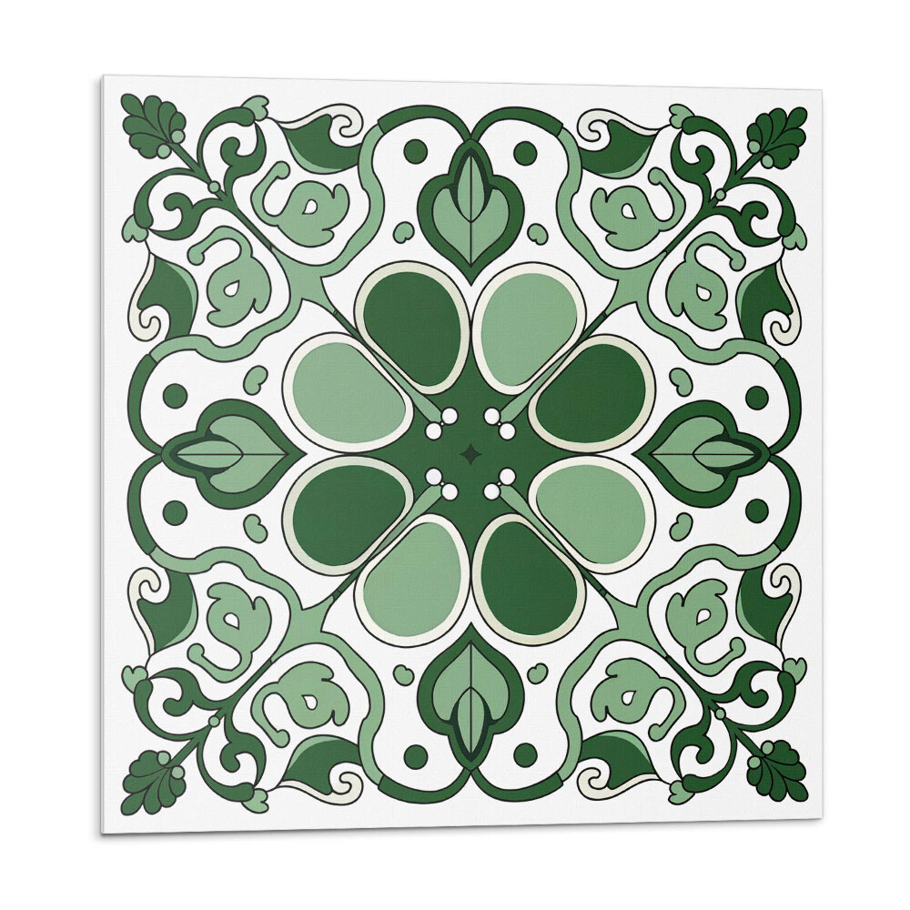 Falpanel Növényi motívum levelekkel