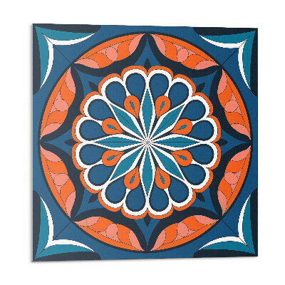 Dekorpanel falra Mandala levélmintával