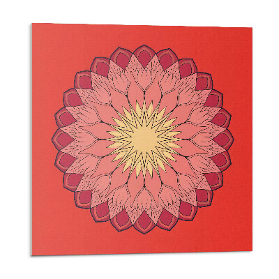 Falpanel Virágmintás mandala