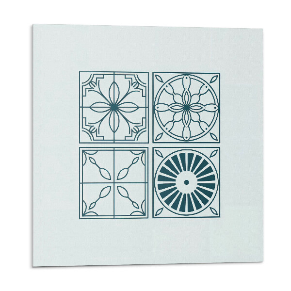 Öntapadó falburkolat Csempézett minták geometrikus stílusban