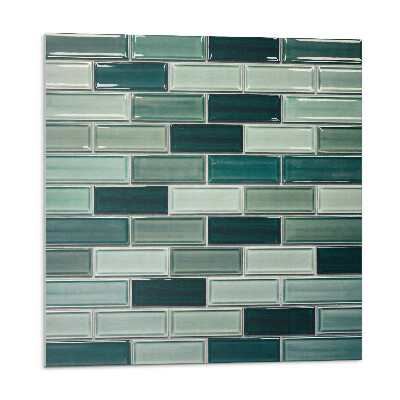 Dekorpanel falra Téglalap alakú csempe mozaikja