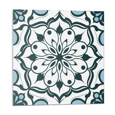 Pvc falburkolat Virágos mandala a természet színeiben