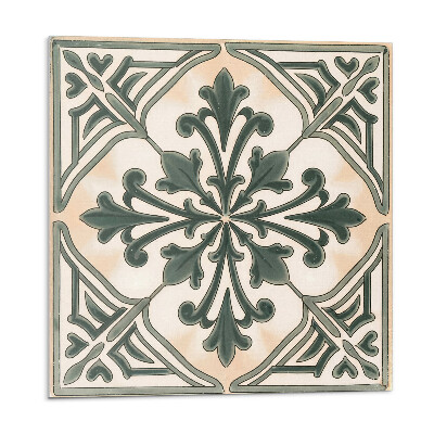 Dekorpanel falra Növényi motívum négyzet formájában