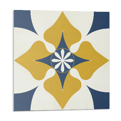 Falpanel Harmonizált formájú virágmotívum