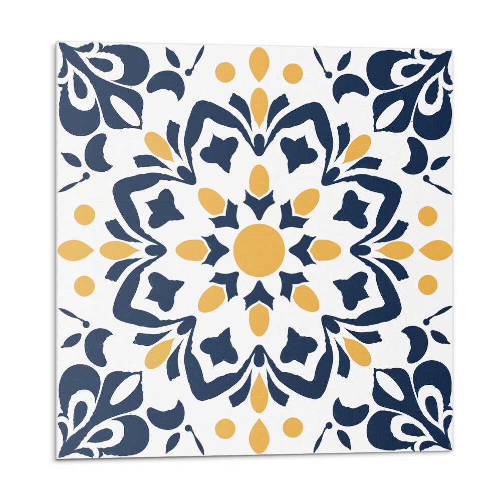 Pvc falburkolat Virágos mandala művészi stílusban