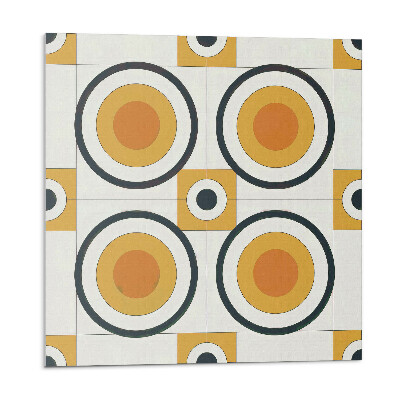 Öntapadó falburkolat A körök és négyzetek mintázata a geometriában