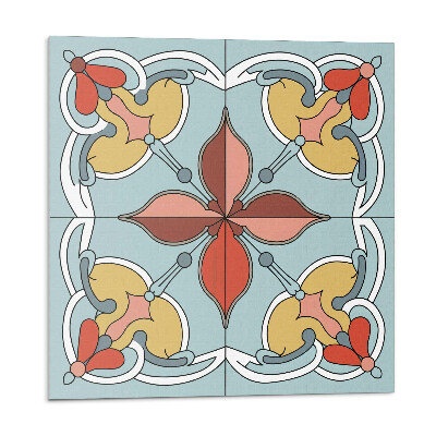 Dekorpanel falra Virágmotívum finom díszítésekkel