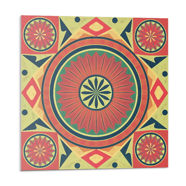 Dekorpanel falra Geometrikus stílusú mandala minta