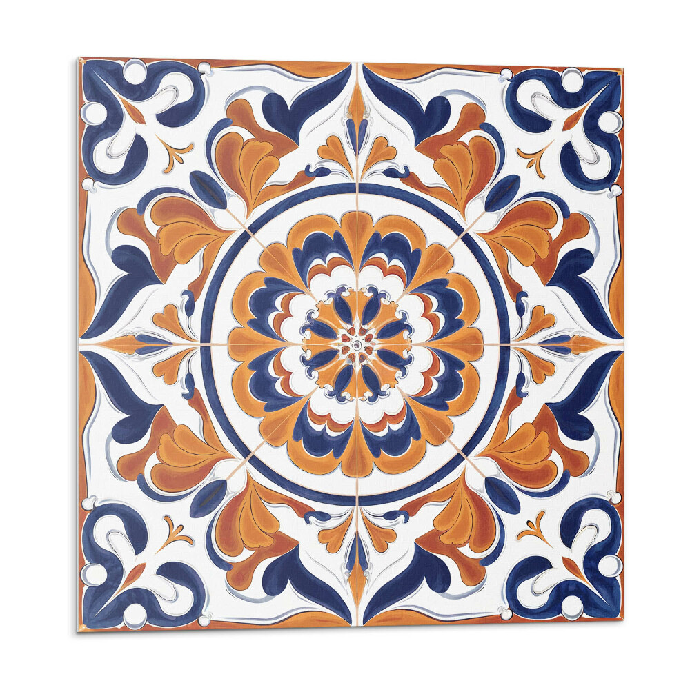 Öntapadó falburkolat Virágmotívum körben