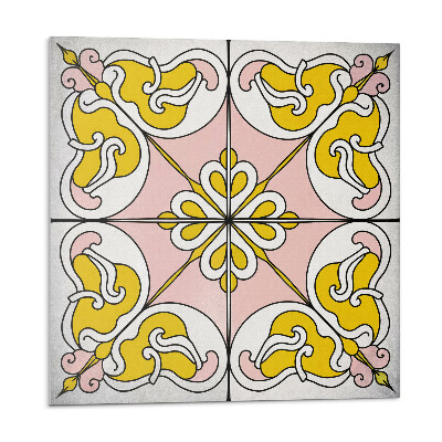 Öntapadó falburkolat Virágmotívum a csempékben