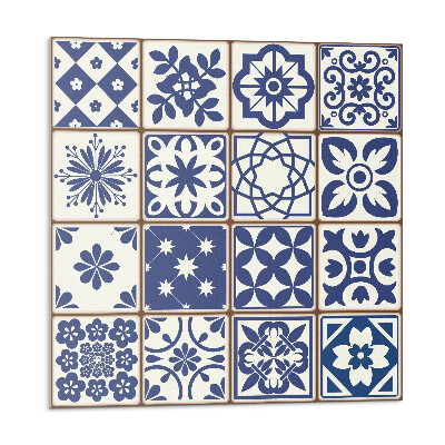 Dekorpanel falra Csempézett dekoratív motívumok