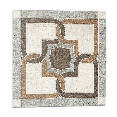 Öntapadó falburkolat Csempézett minta geometrikus stílusban