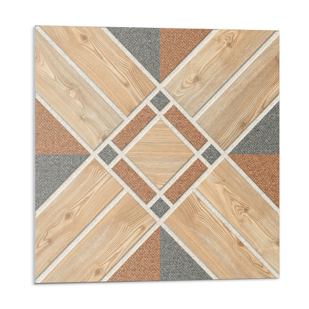 Dekorpanel falra Geometrikus minta természetes fával