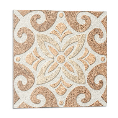 Falpanel Virágmotívum díszítő részletekkel