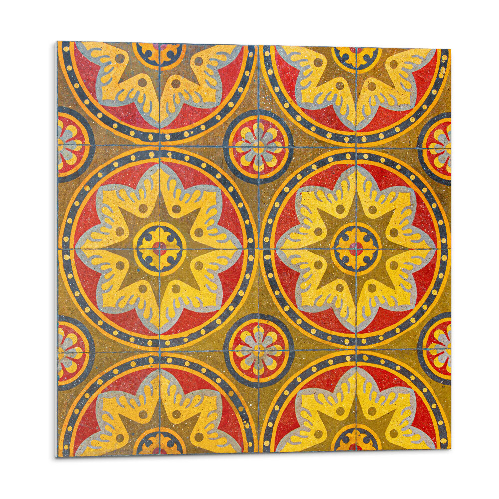 Falpanel Részletekkel teli virágminta