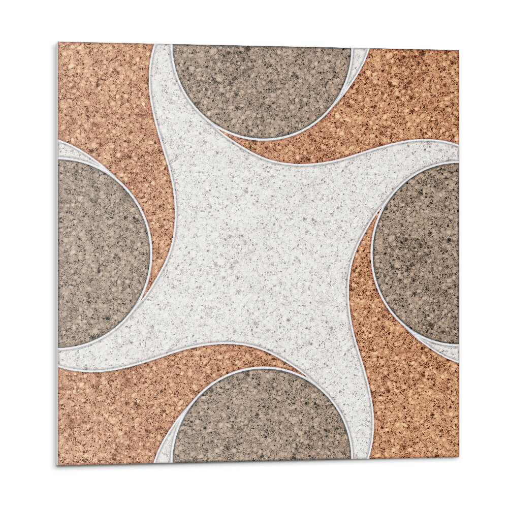 Pvc falburkolat Körök és hullámok motívuma