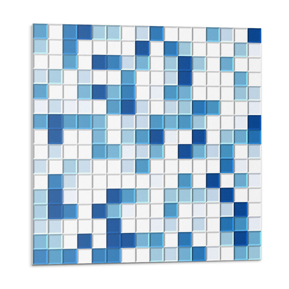 Falpanel Kék mozaik különböző árnyalatokban