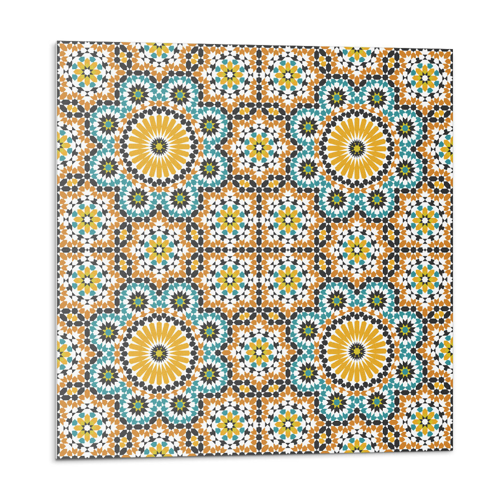 Falpanel Mozaik motívum virágos díszítéssel