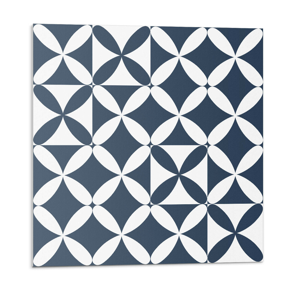 Pvc falburkolat Virágmotívum geometrikus formákban