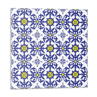 Falpanel Virágminta finom díszítésekkel