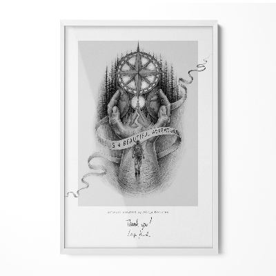 Fehér képkeret falra 40x60 cm