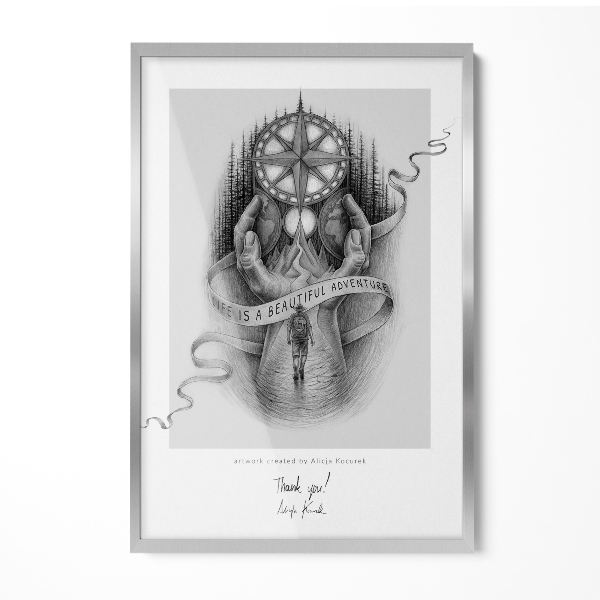 Ezüst Fali Képkeret 20x30