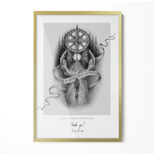 Arany Plakátkeret 40x60